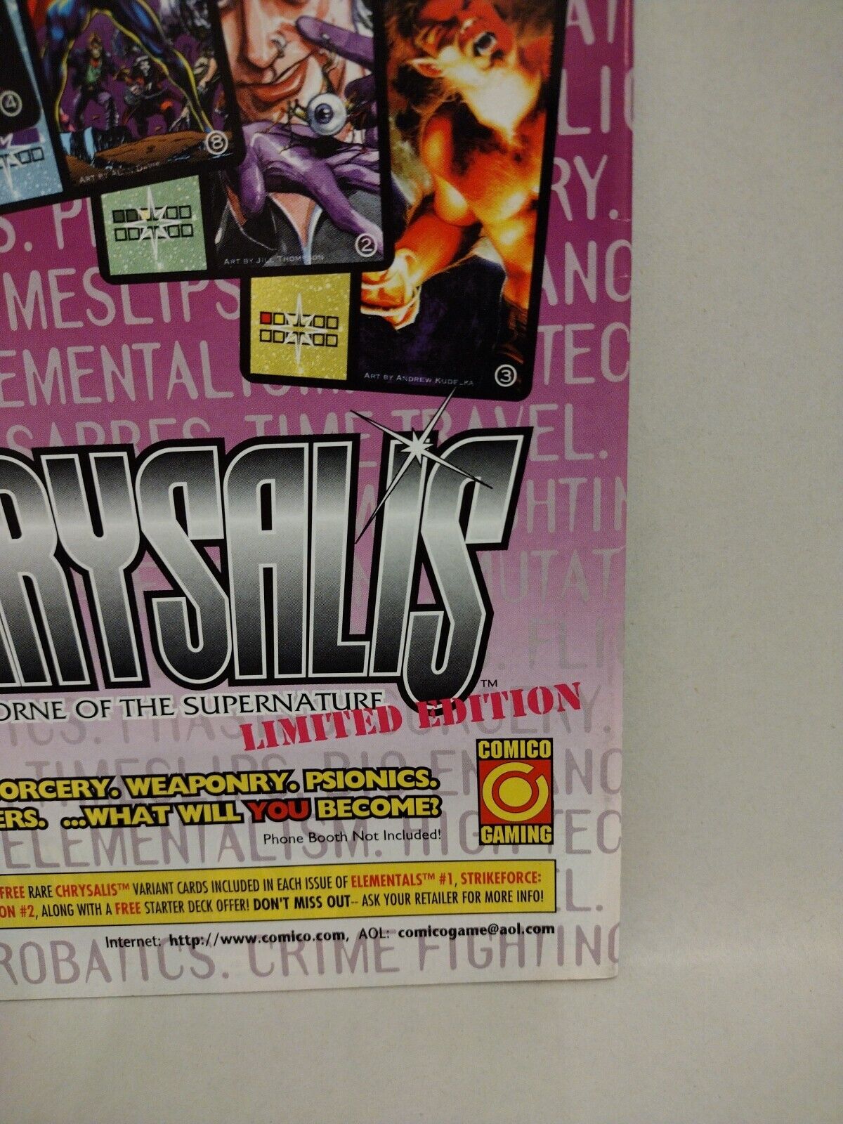 Elementals #1 2 (1996) Comico Birth Of A Supernation Tony Daniel Comic Set VF-NM