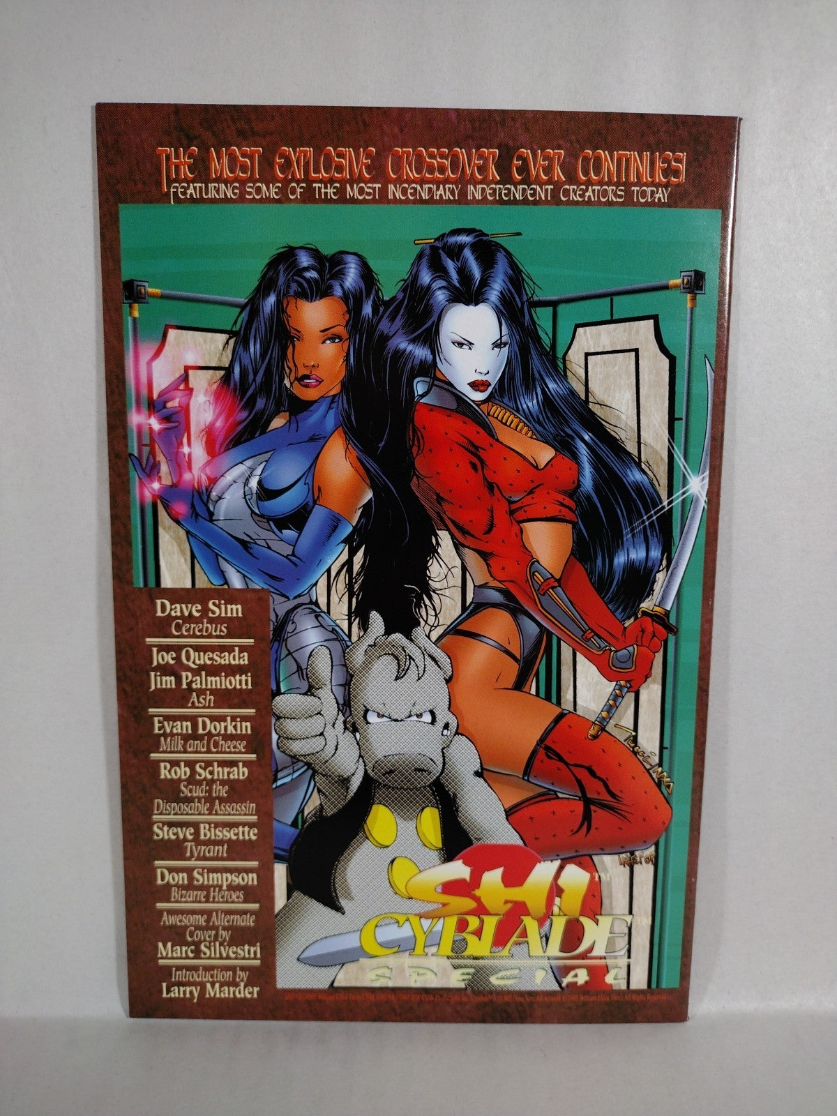 Shi Way Of The Warrior 1995 Crusade Comic Signed Lot 1 2 3 4 5 6 7 Set W Prints