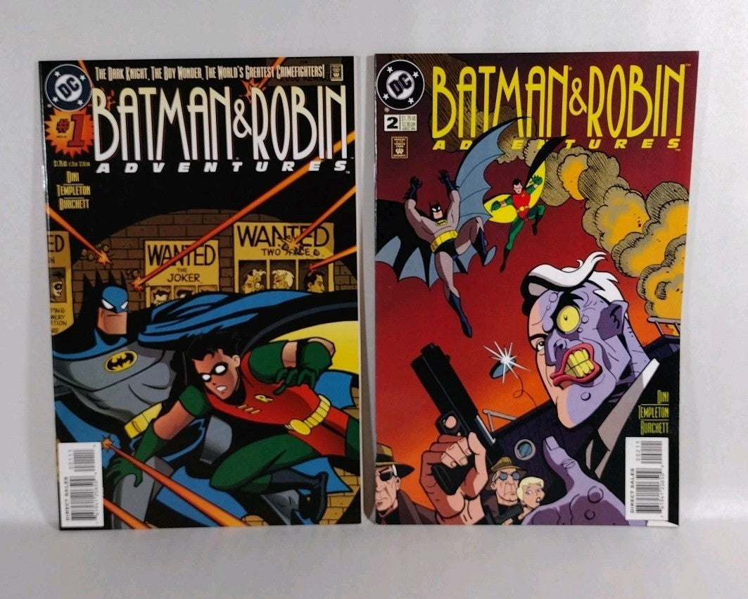 Batman And Robin Adventures (1994) DC Comic Set 1 2 Paul Dini Ty Templeton VF-NM