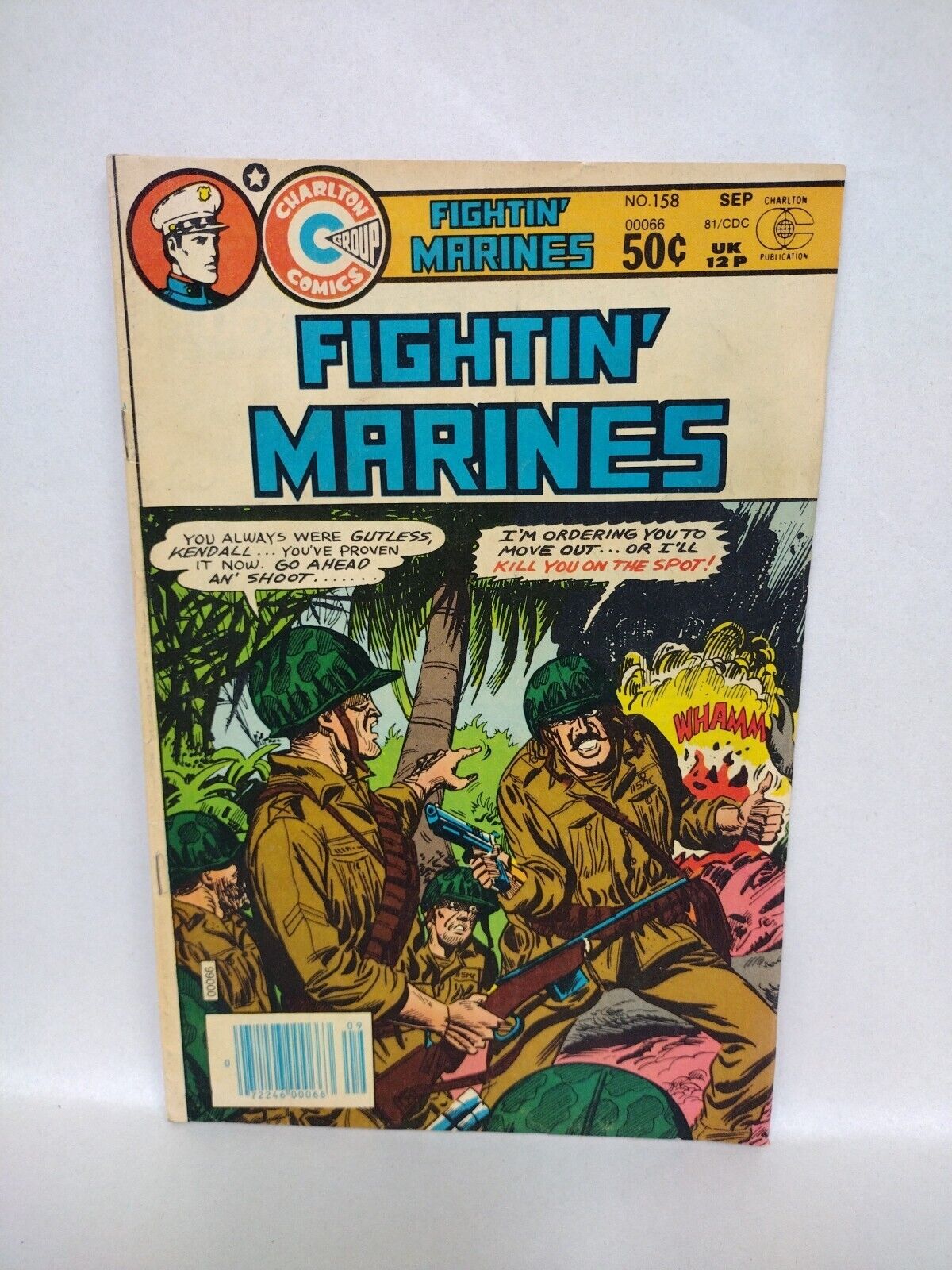 Fightin' Marines (1973) Charlton Military Comic Lot #115 133 149 152 154 158 164