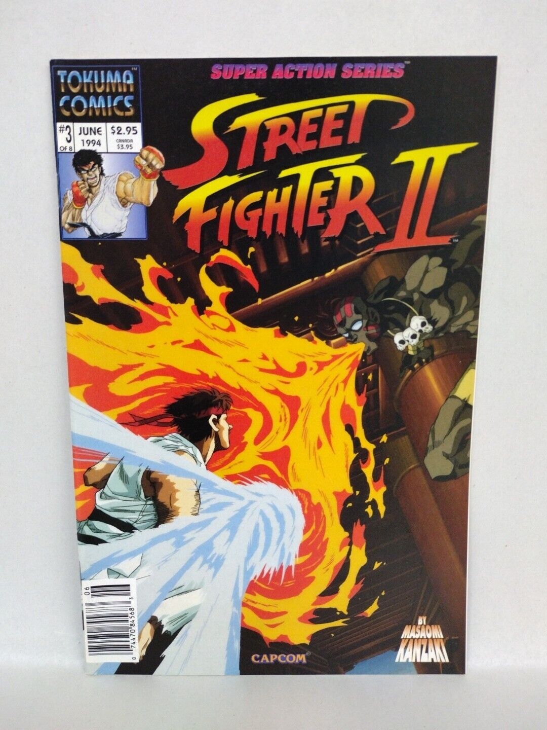 Street Fighter 2 (1994) Tokuma Comic Lot Set #3 5 6 7 8 Masaomi Kanzaki