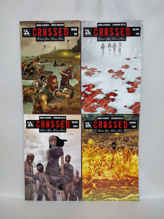 Crossed Wish You Were Here (2012) Complete Avatar Press TPB Set Vol 1 2 3 4 New