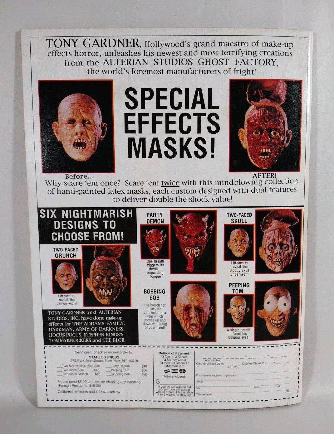 FANGORIA Magazine 125 (1993) Jason Goes To Hell Phantasm III Jurassic Park VF