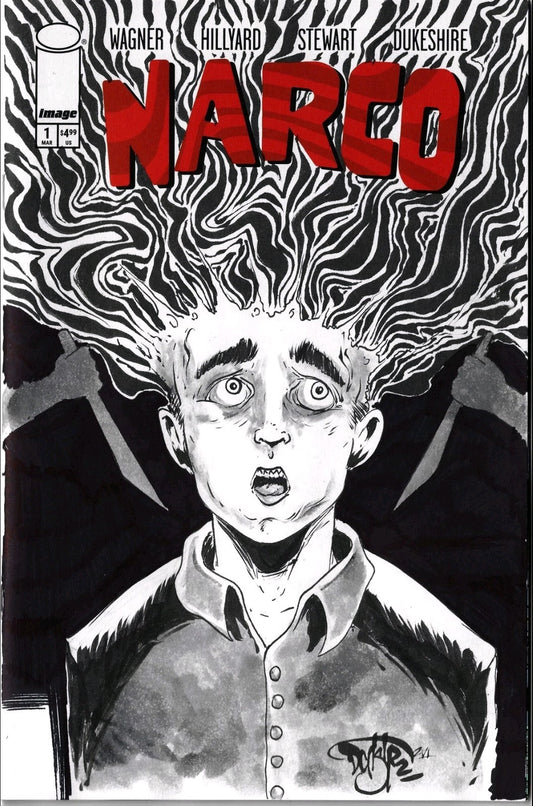 Narco #1 (2026) Image Comic Sketch Cover Variant W Original Dave Castr Art