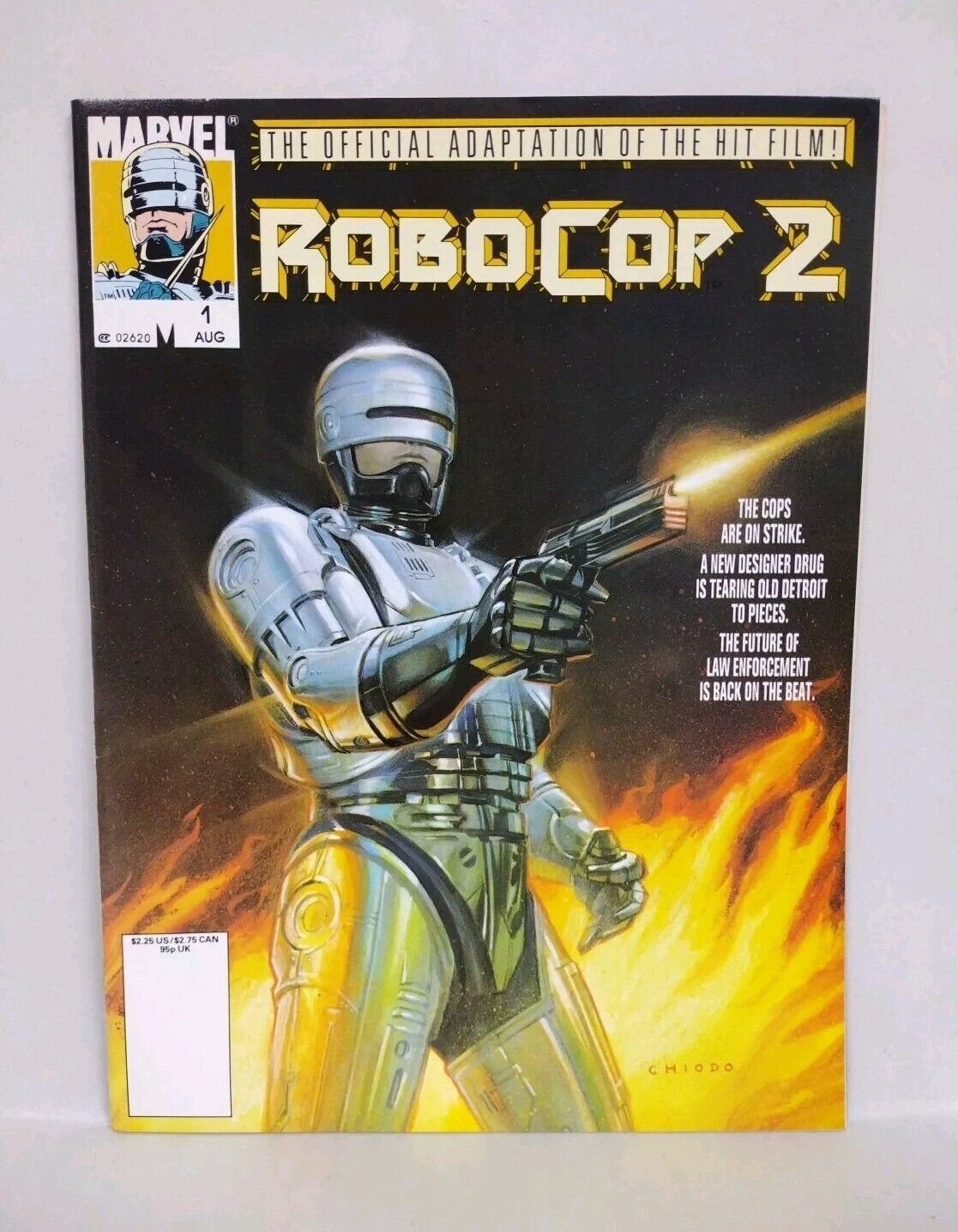 Robocop 2 #1 (1990) Marvel Comic Magazine Nuke VF-NM