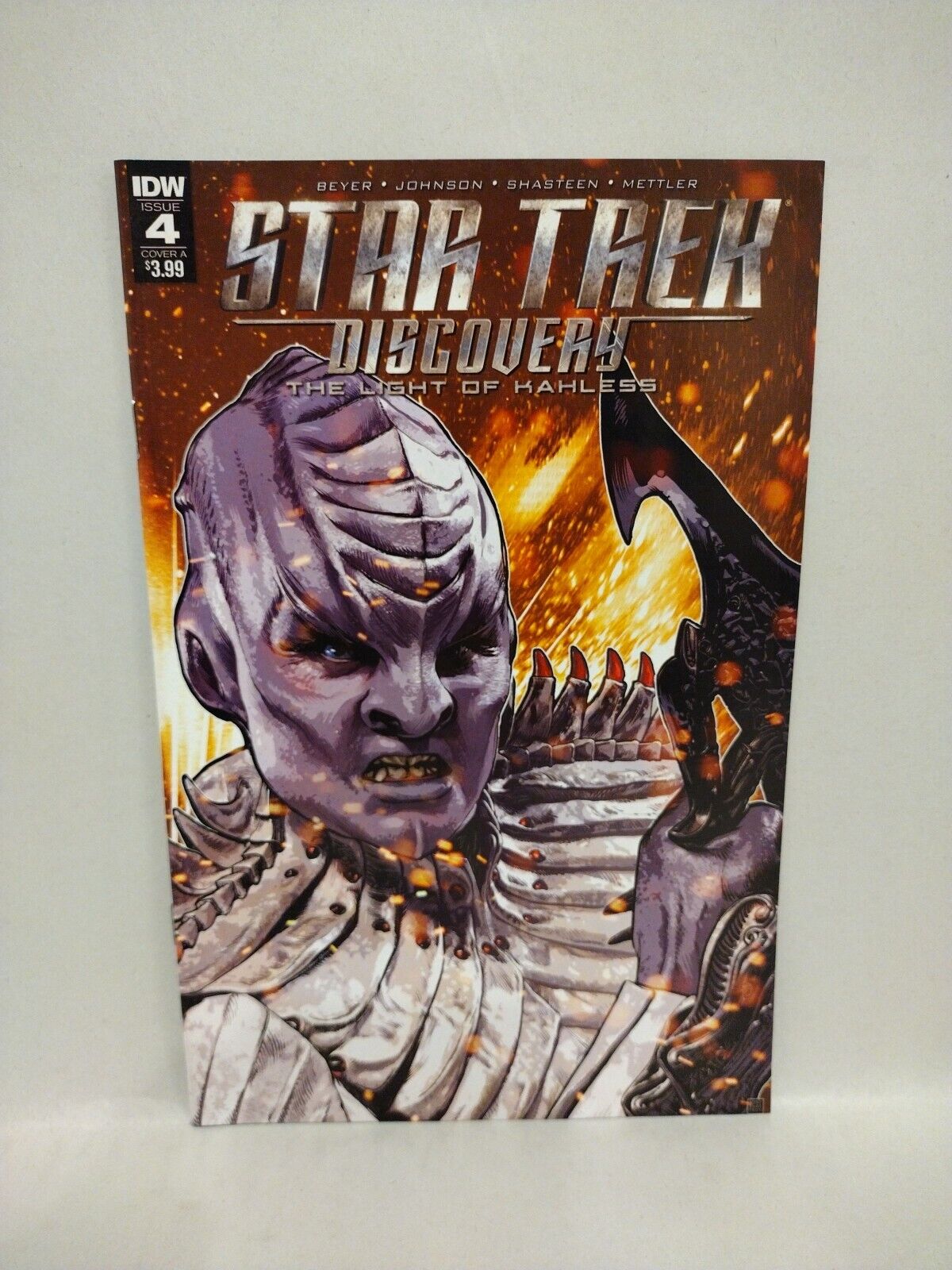 Star Trek Discovery Light Of Kahless (2017) Complete IDW Comic Lot Set #1 2 3 4