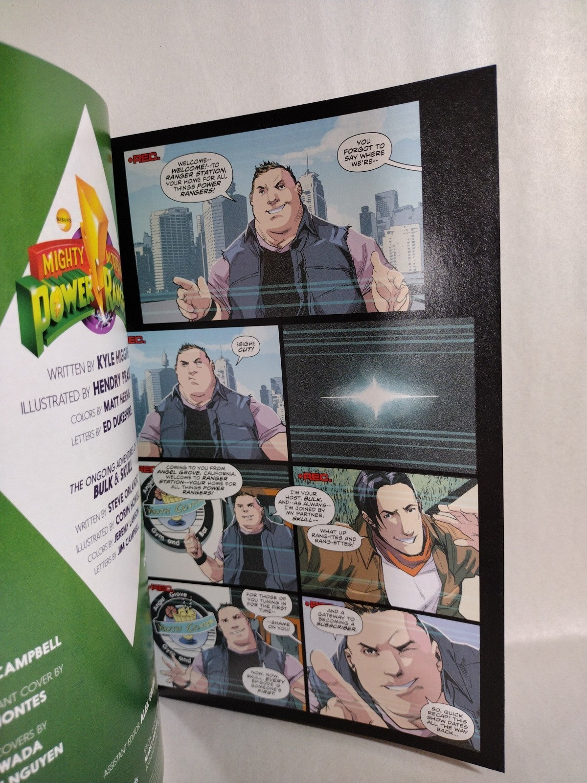 Mighty Morphin Power Rangers #1 (2016) Boom Blank Cover Variant Comic NM