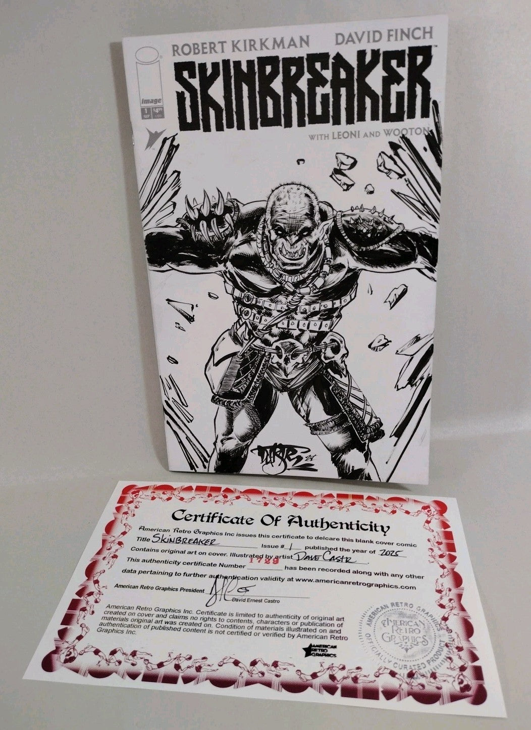 Skinbreaker #1 (2025) Image Sketch Variant Cover Comic W Original DCastr Art