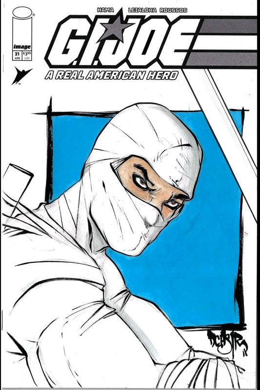 GI Joe #21 (2025) Image Sketch Cover Var Facsimile Comic W Original DCastr Art