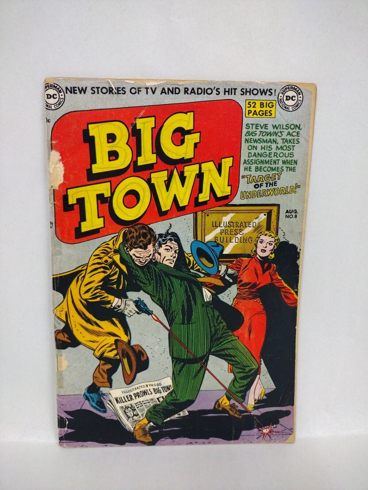 Big Town #8 (1951) DC Comic Golden Age Crime Comic