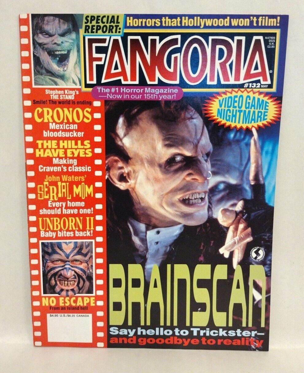 FANGORIA Magazine #132 (1994) Brainscan Cronos Hills Have Eyes Serial Mom Unborn