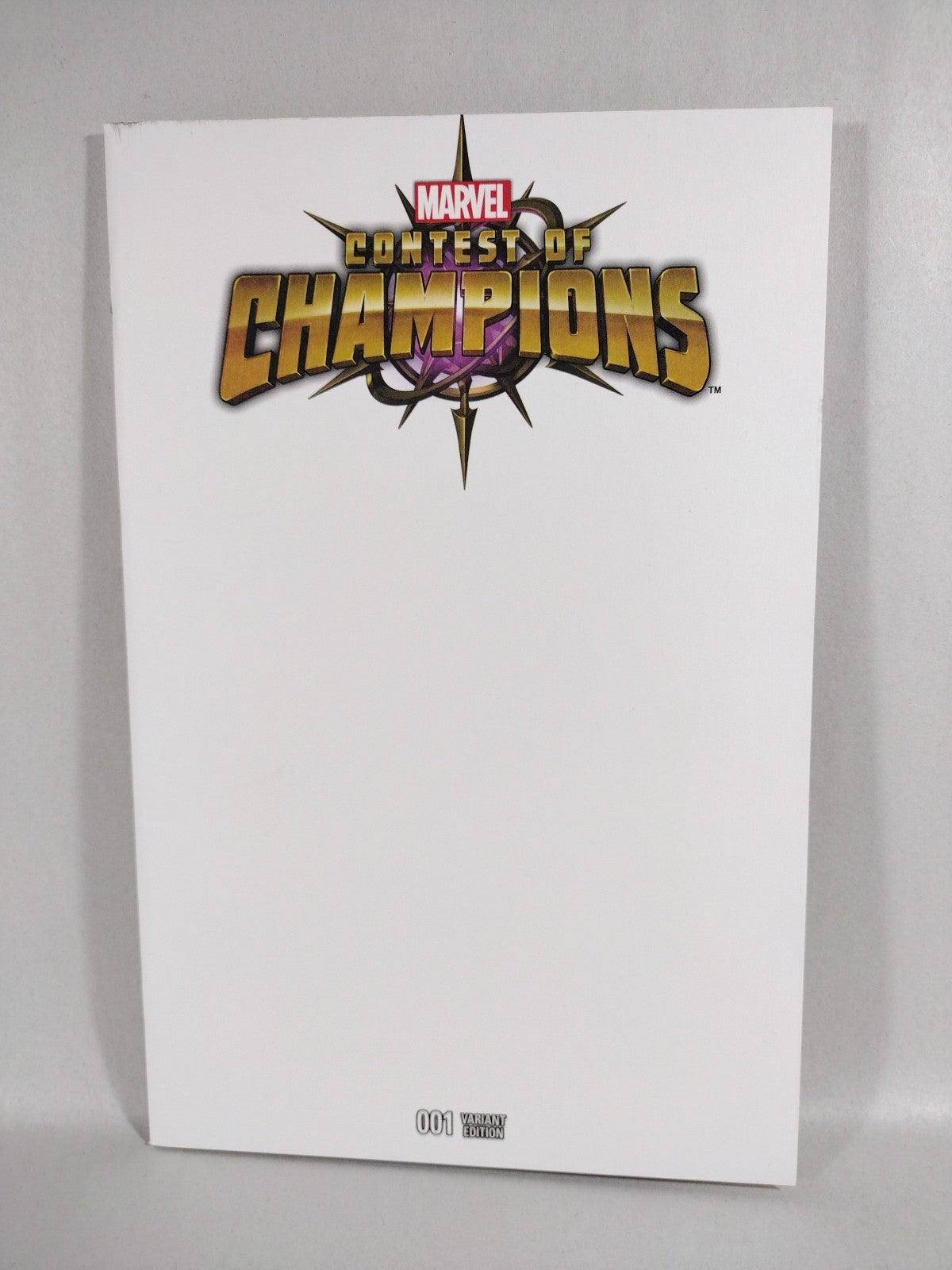 Contest Of Champions #1 (2015) Marvel Comic Blank Sketch Var Lot Of 5 FN-VF
