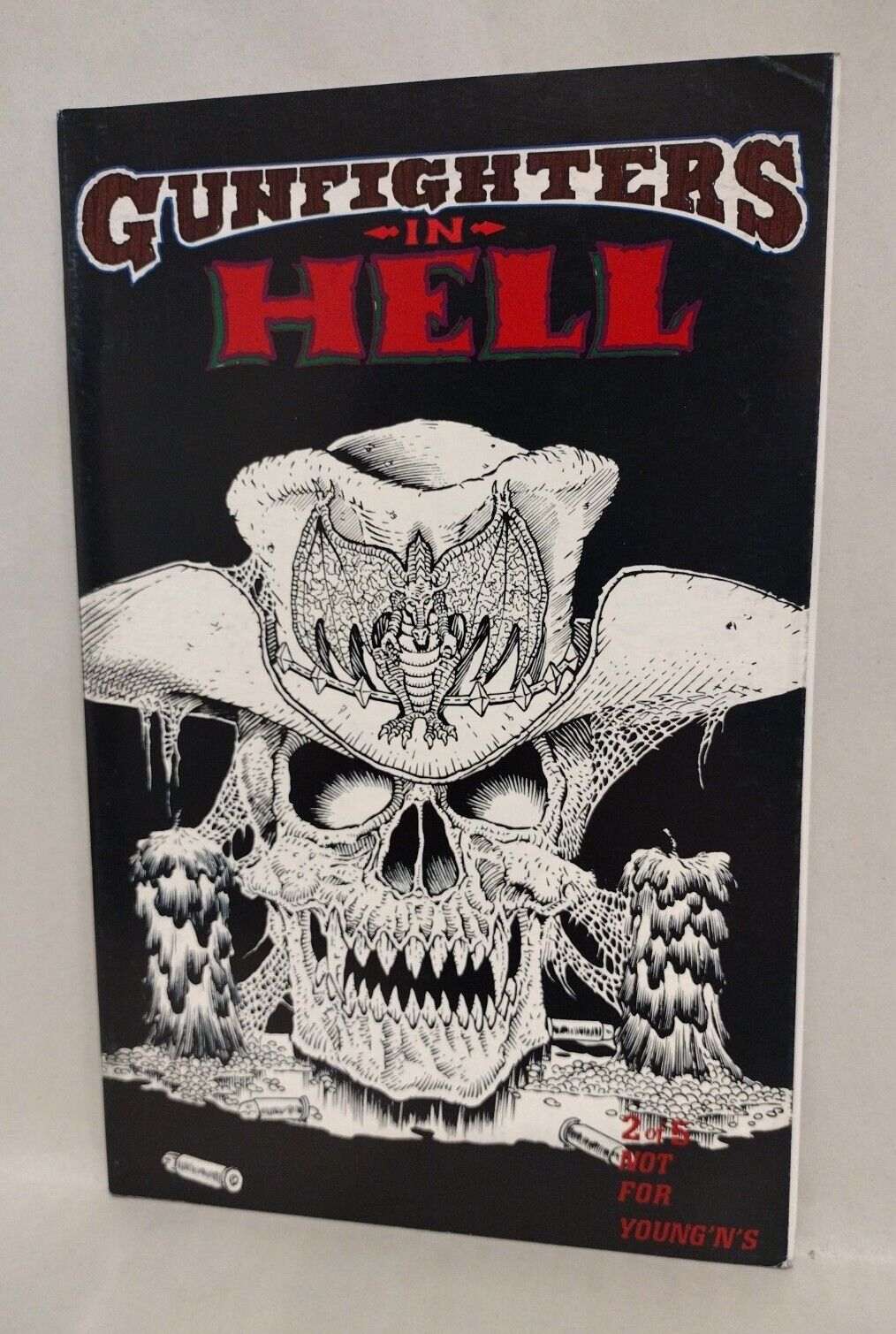Gunfighters In Hell (1993) Rebel Studios Joe Vigil Comic Lot Set #1 2 4 5