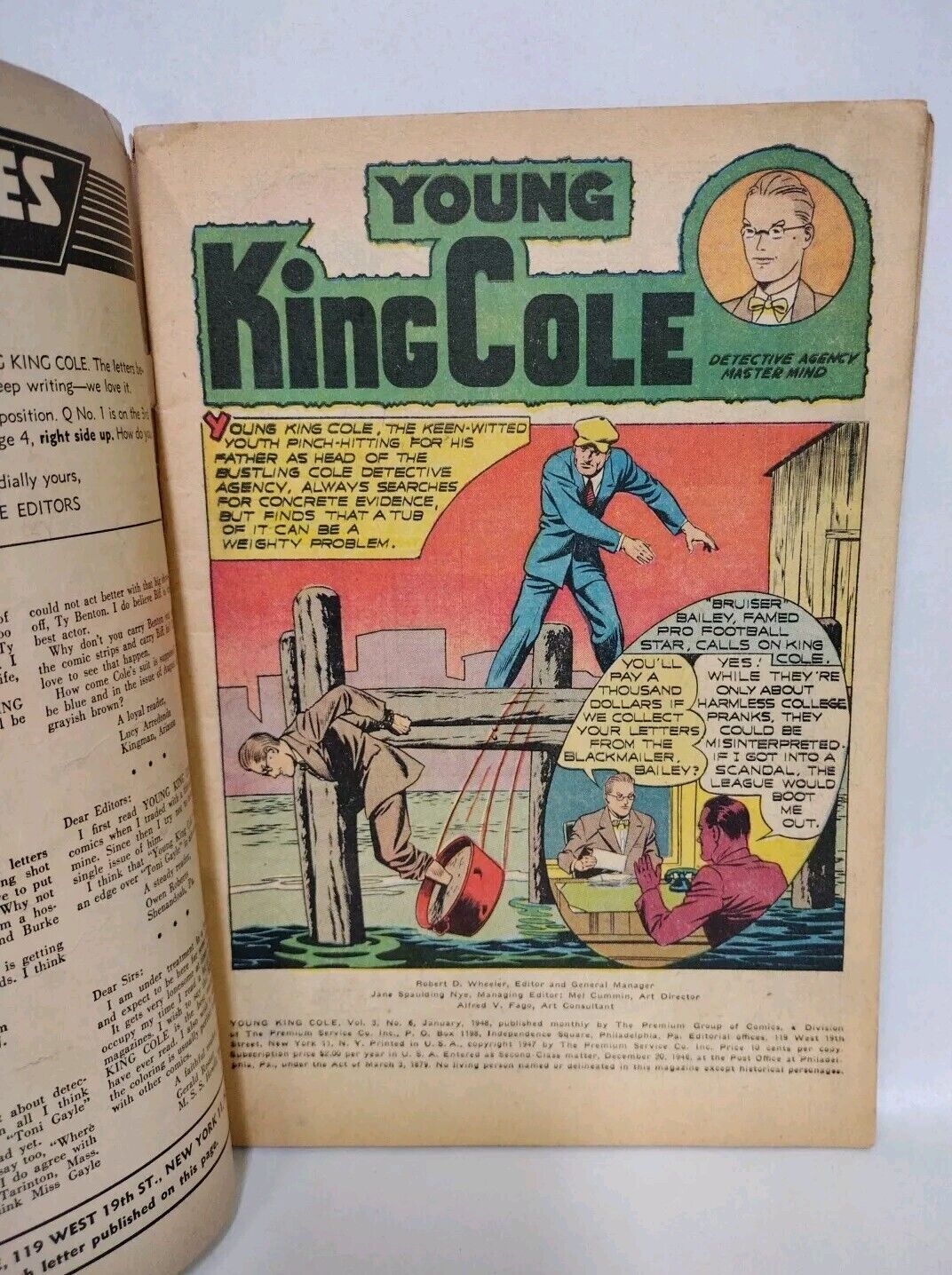 Young King Cole Detective Tales Vol 3 #6 (1948) Premium Comic Jim Cannon