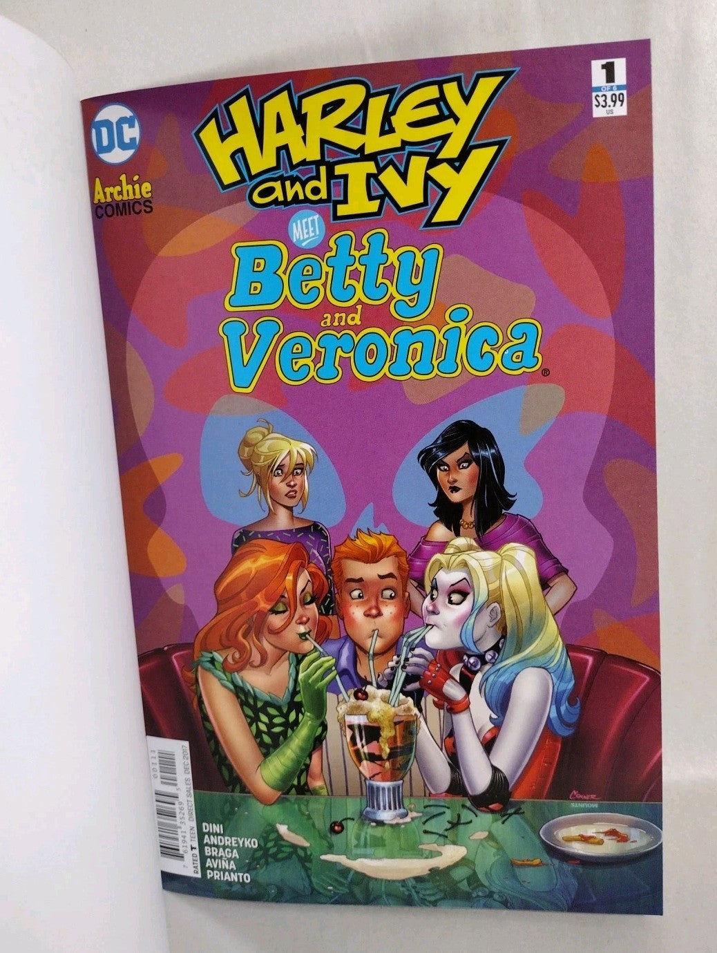 Harley & Ivy Meet Betty & Veronica #1 (2017) DC Blank Sketch Variant Cover New