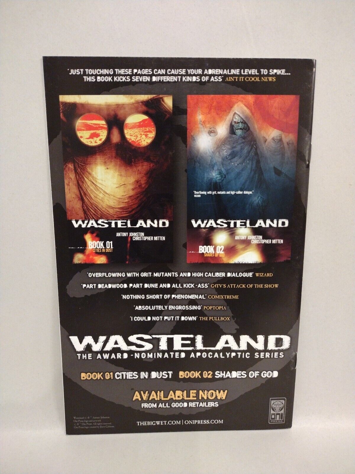 Wasteland (2008) Oni Comic Set #20 21 22 23 24 25 Anthony Johnston Reader Lot