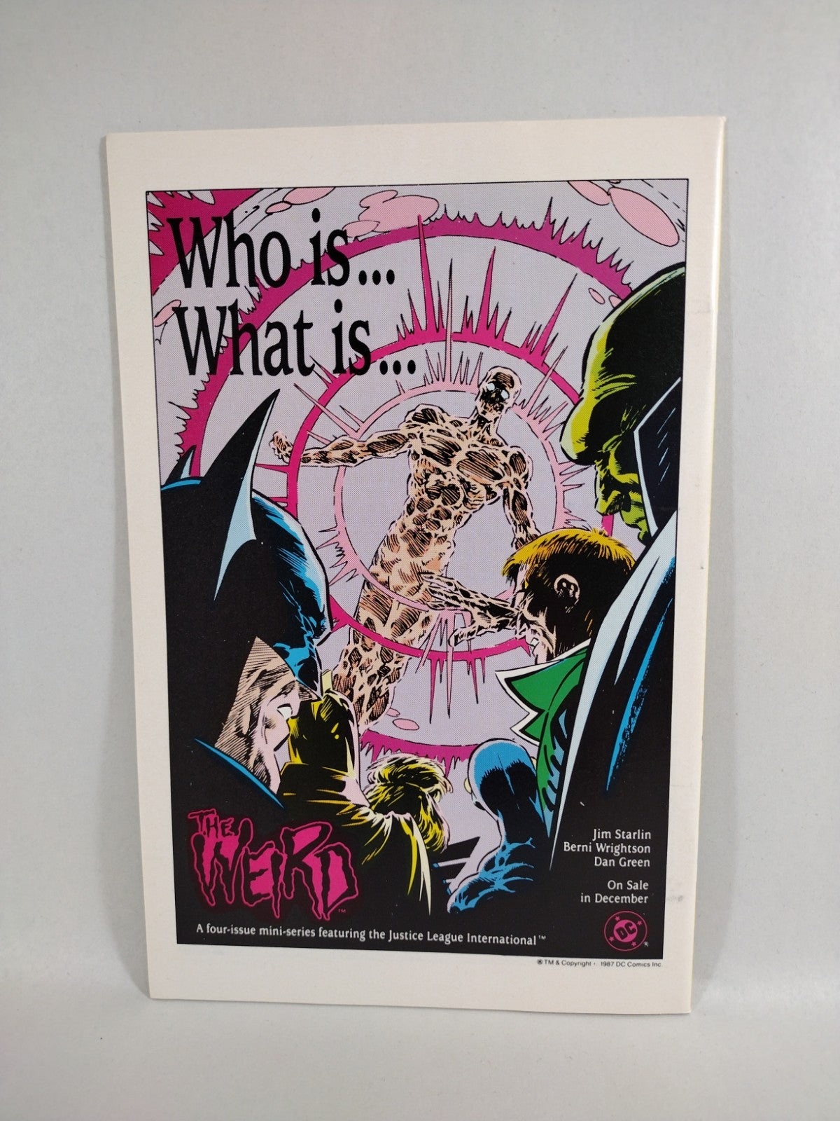 Slash Maraud (1987) Complete Comic Series #1-6 W Promo Poster Moench Gulacy