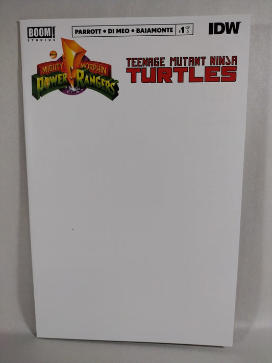 MMPR TMNT #1 (2019) Boom IDW Blank Sketch Cover Variant Comic New NM