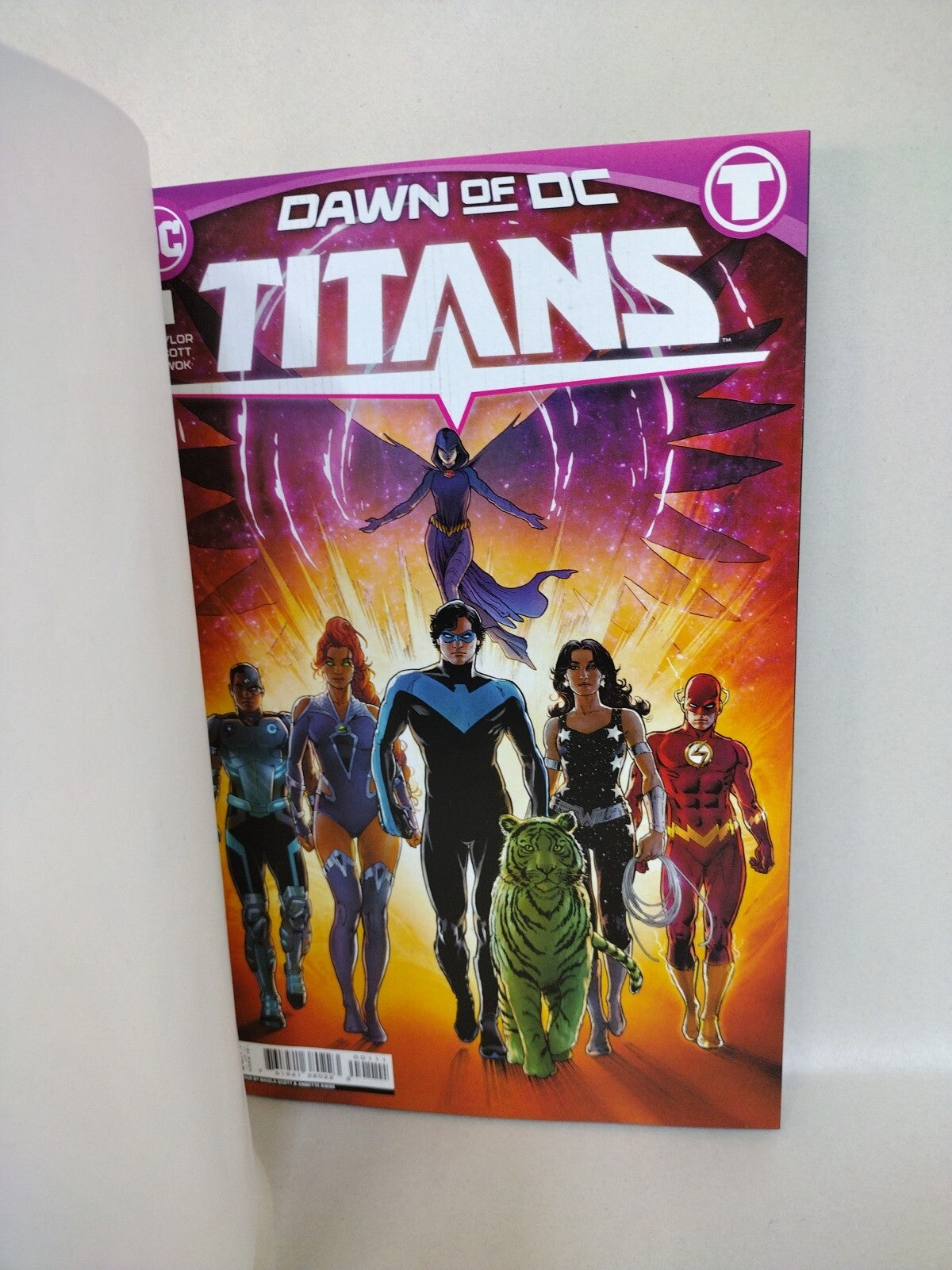 Titans #1 (2023) DC Blank Sketch Variant Comic w Original Deathstroke DCastr Art