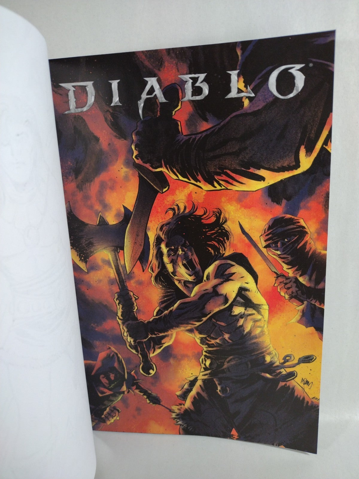 Diablo Dawn Of Hatred #1 Titan Comic 2026 Sketch Cover Var W Original DCastr Art