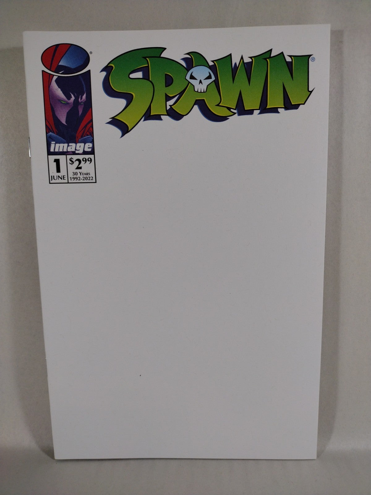Spawn 30th Anniversary #1 (2022) Image Comic Blank Cover Variant New NM 