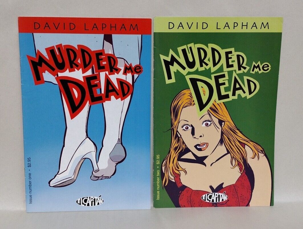 Murder Me Dead (2000) Complete El Capitan Comic Series  David Lapham #1-9 FN