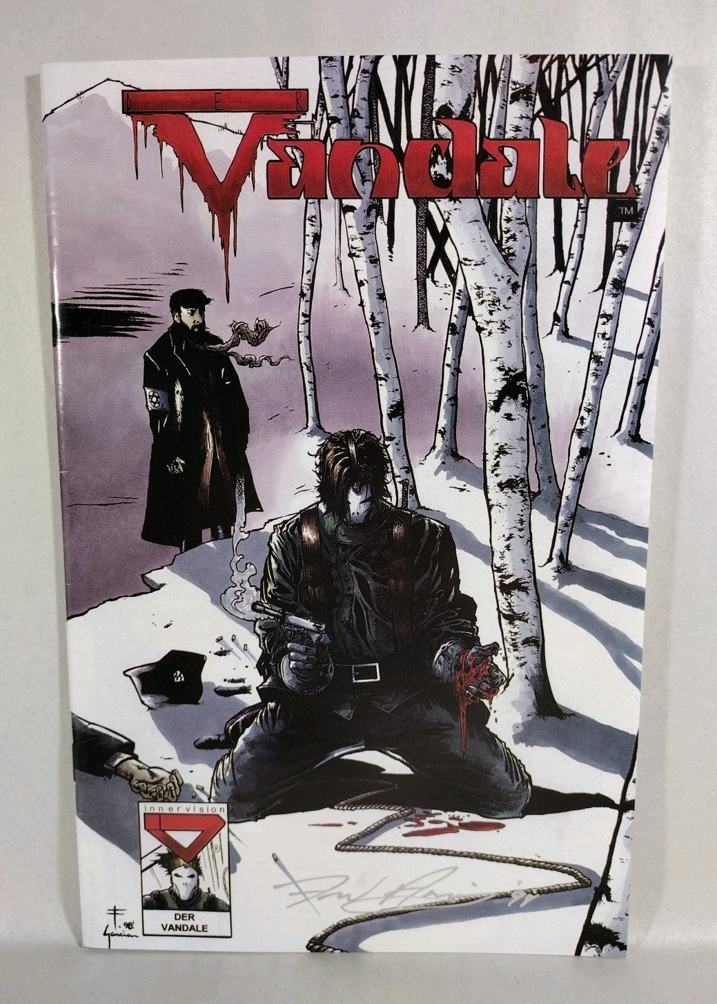 Der Vandale #1 2 (1996) Innervison Comic Set Signed Fred Antonacci VF-NM