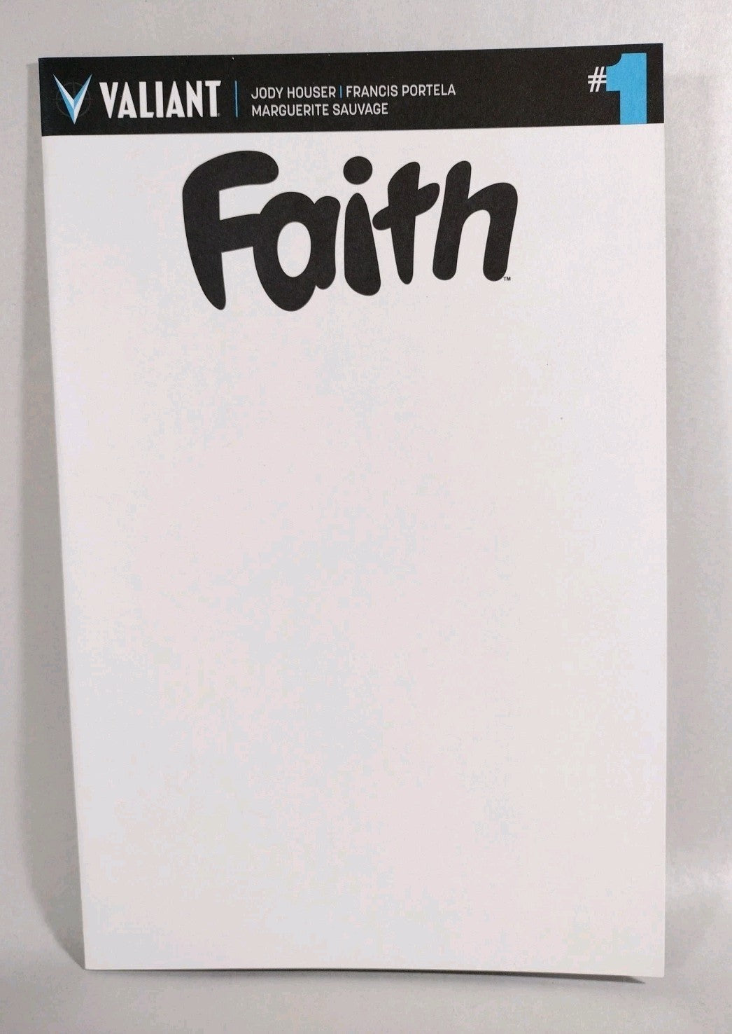 Faith #1 (2016) Valiant Comic Blank Sketch Cover Variant Comic New NM