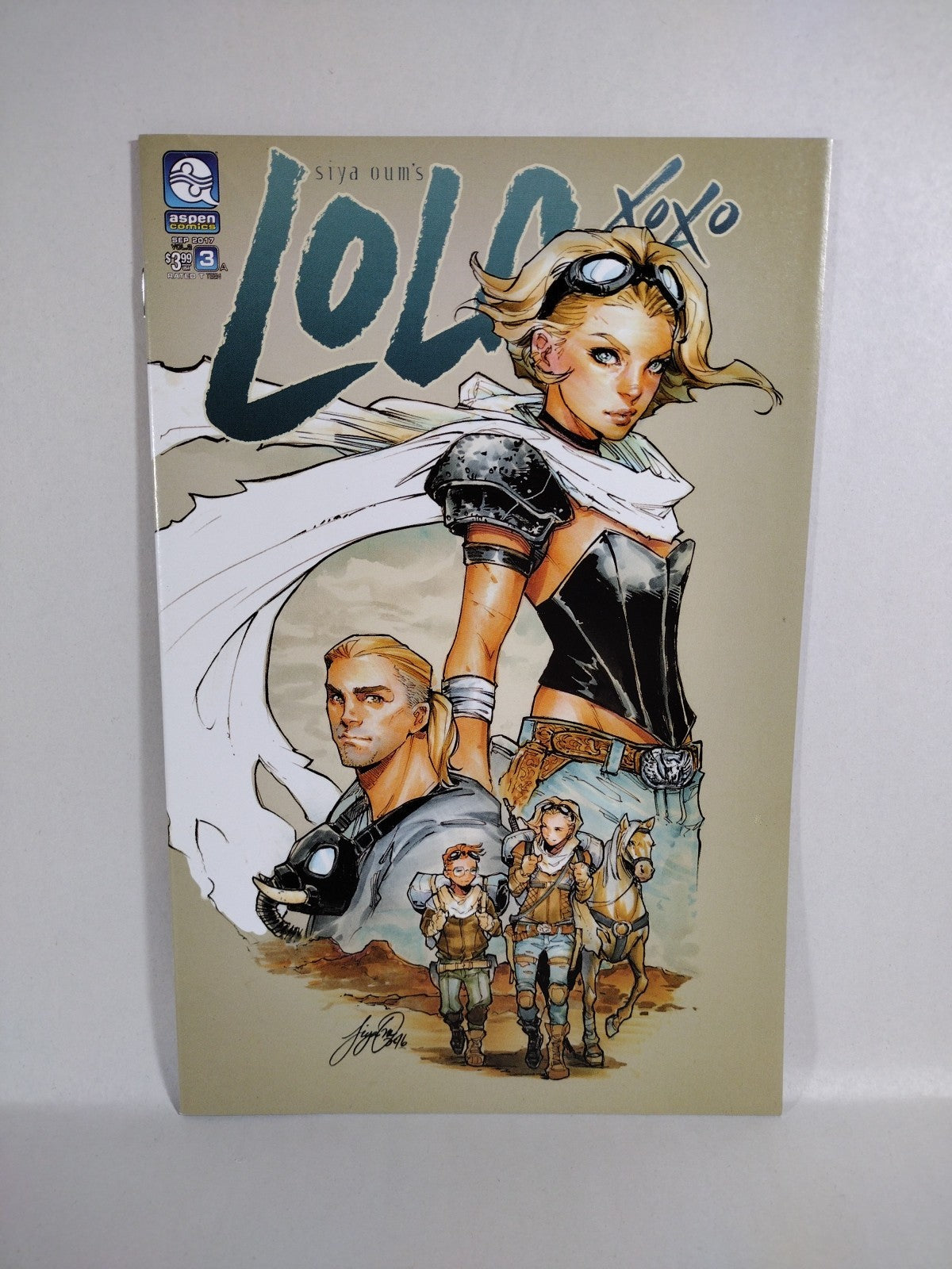 Lola XOXO (2014) Aspen Comic Lot Set 1 2 3 Signed (2017) 2 3 4 5 Siya Oum VF-NM