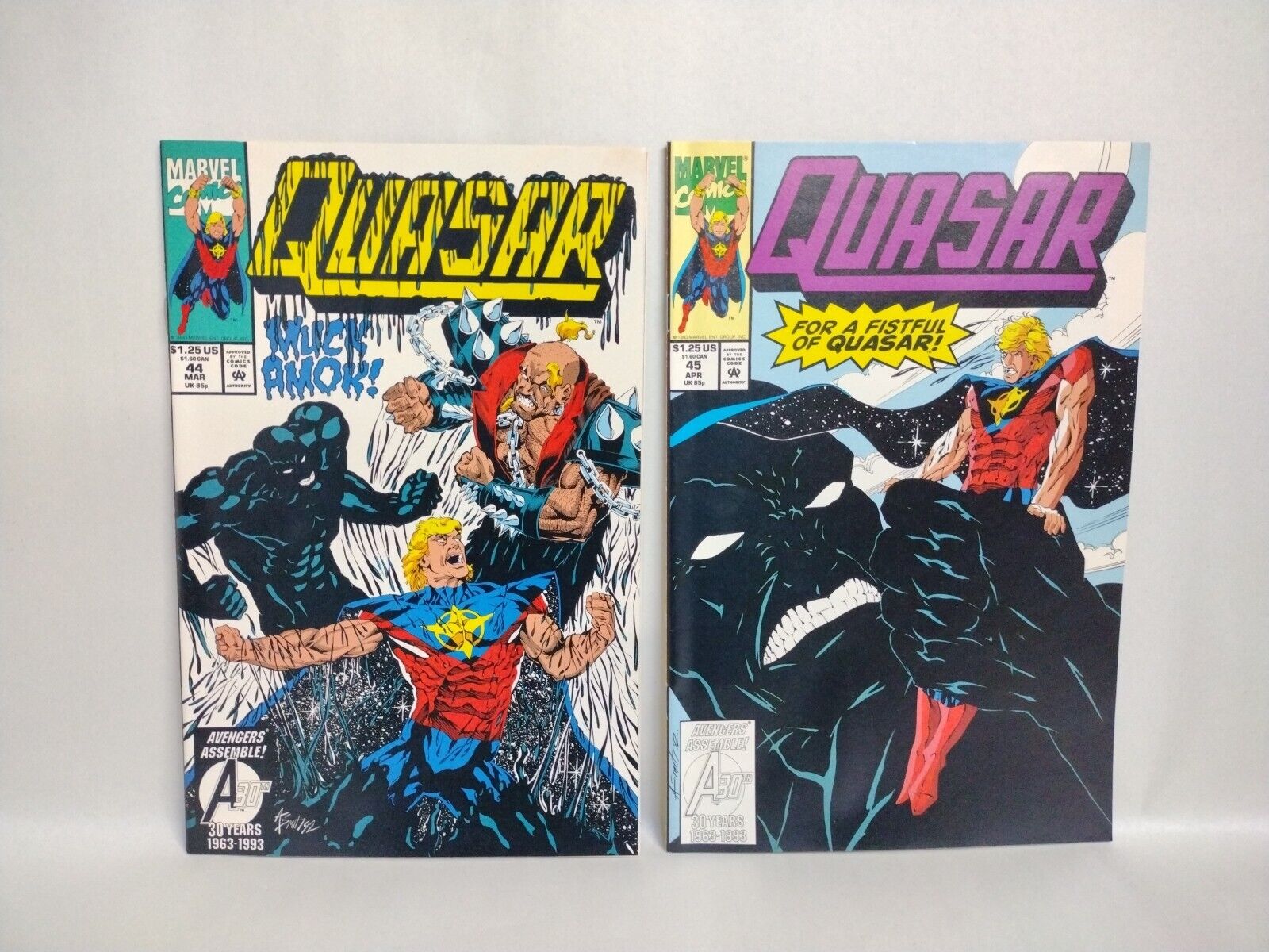 Quasar (1993) Marvel Comic Lot Set #44 45 46 47 48 49 50 51 51 NM 