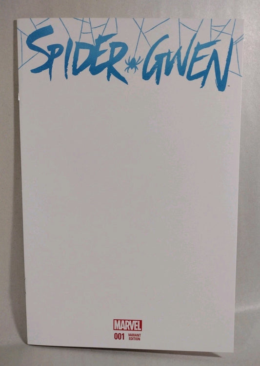 SPIDER-GWEN #1 (Dec 2015) Marvel Blank Sketch Cover Variant Comic New NM
