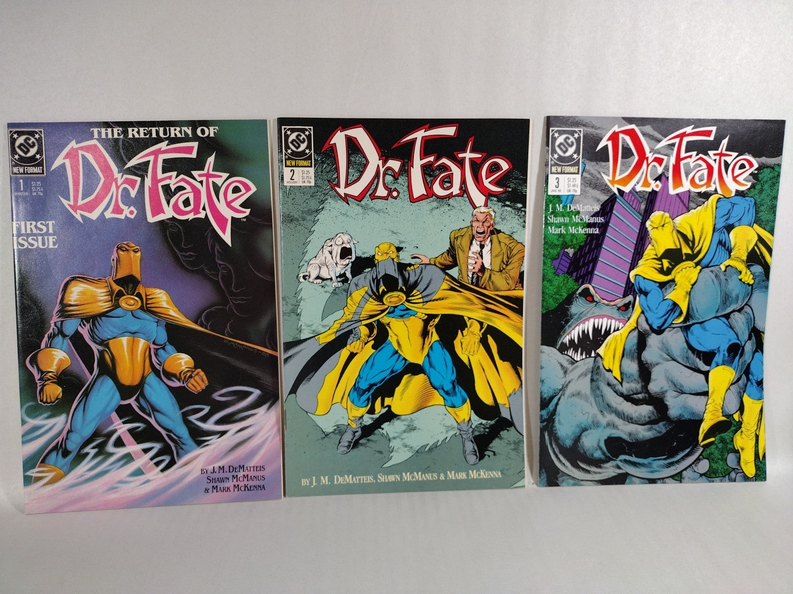 DR. FATE # 1-16 (1988) DC Comic Lot Set #1-6 10-20 22 23 DeMatteis Shawn McManus