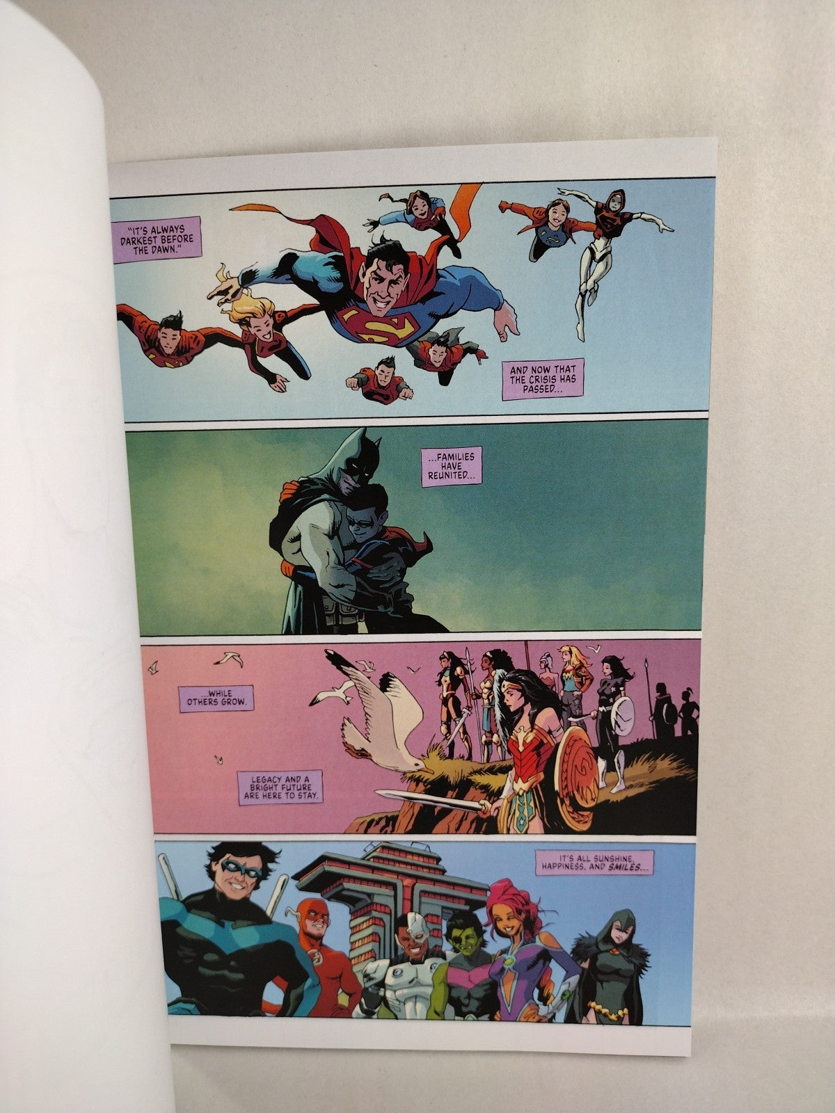 Dawn Of DC #1 (2023) Sketch Variant Comic W Original Dave Castr Superman Art