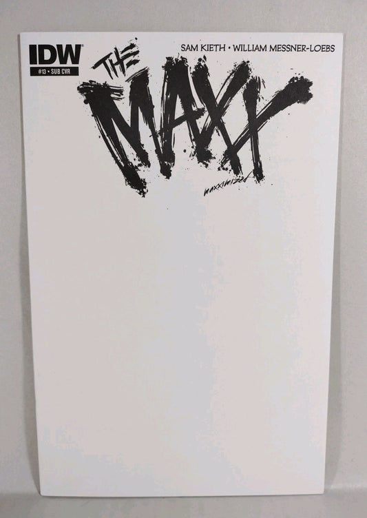The Maxx #13 (2014) Sam Keith IDW Blank Sketch Variant Cover Comic New NM