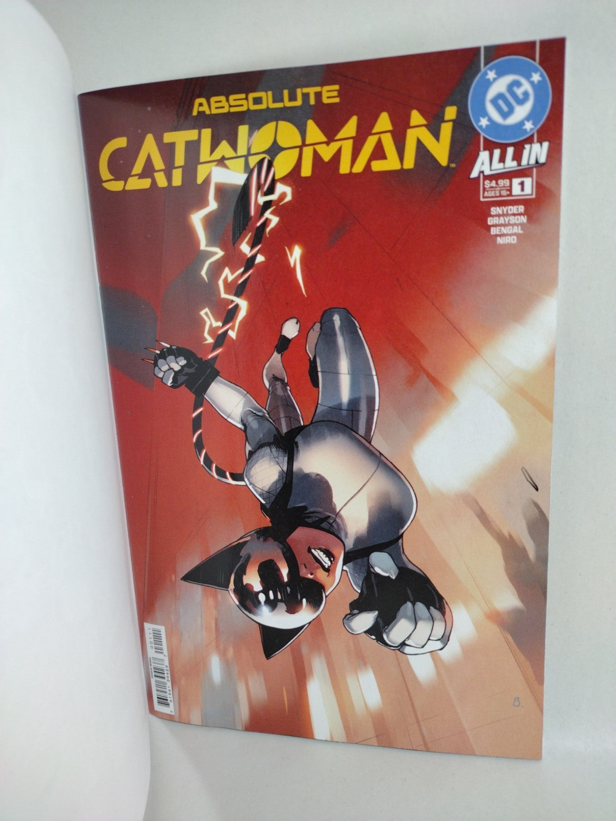 Absolute Catwoman #1 (2026) DC Comic Sketch Var Cover W Original Dave Castr Art