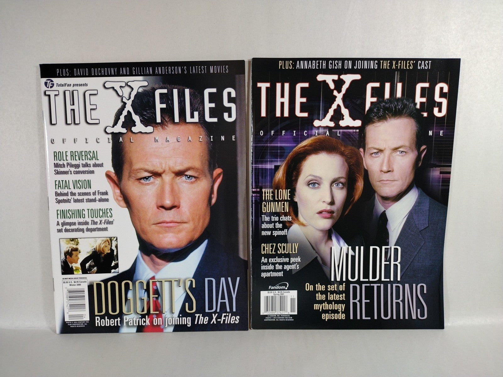 X-Files (1997) Official Magazine LOT of 15 David Duchovny Gillian Anderson