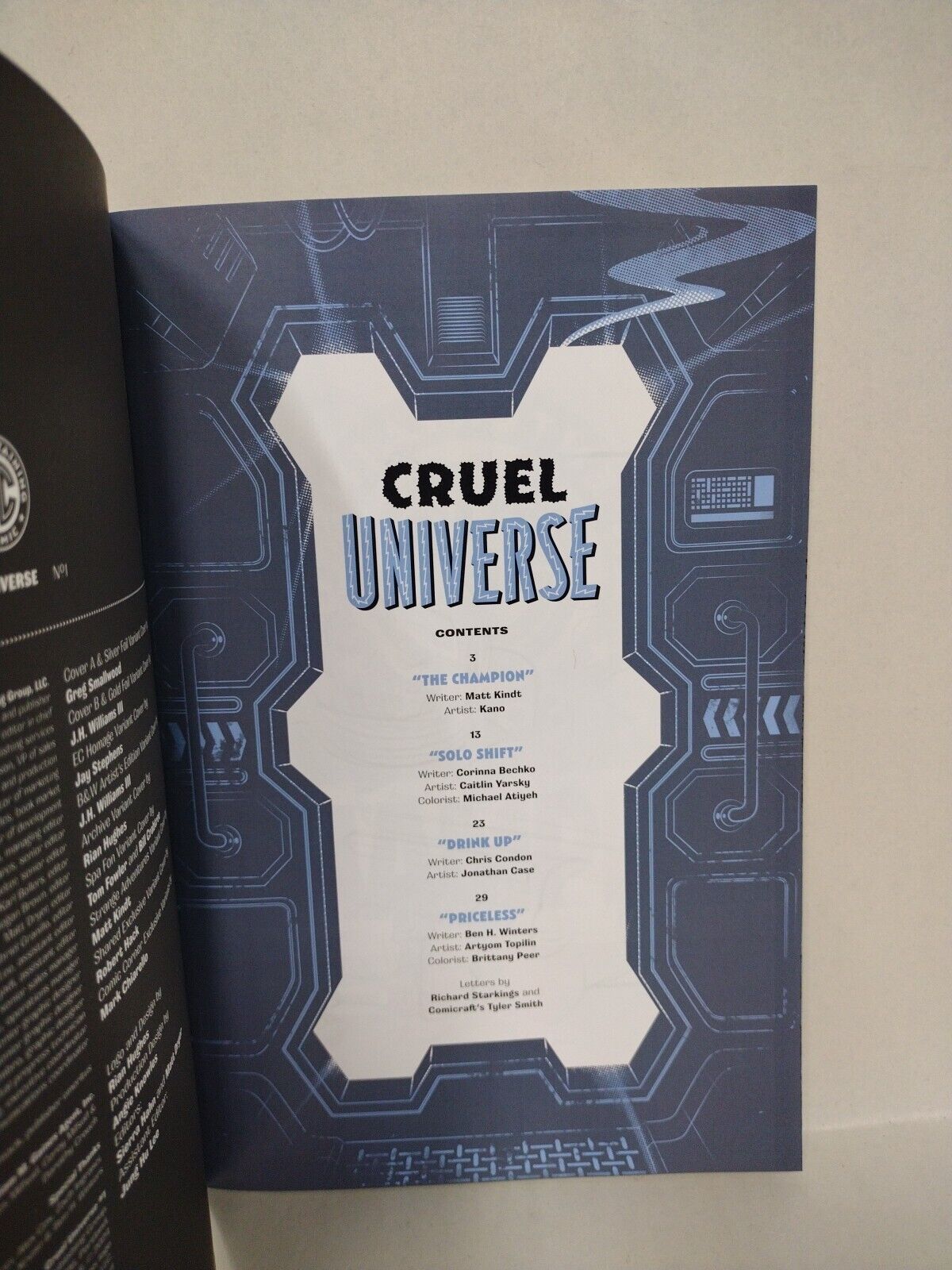 Cruel Universe #1 (2024) Oni EC Comic Sketch Cover Variant W Original DCastr Art