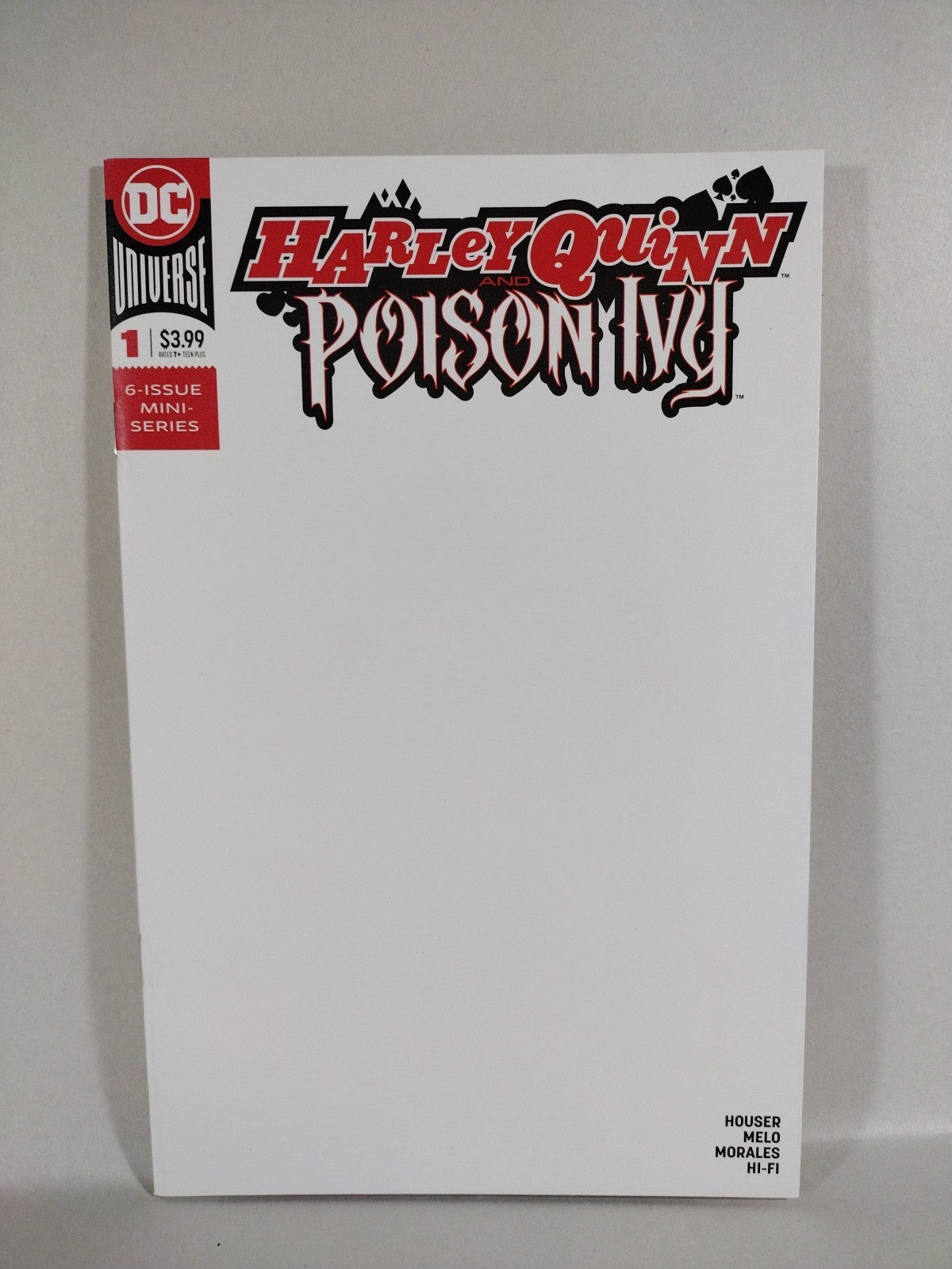 Harley Quinn And Poison Ivy #1 (2019) DC Comic Blank Sketch Variant Cover NM