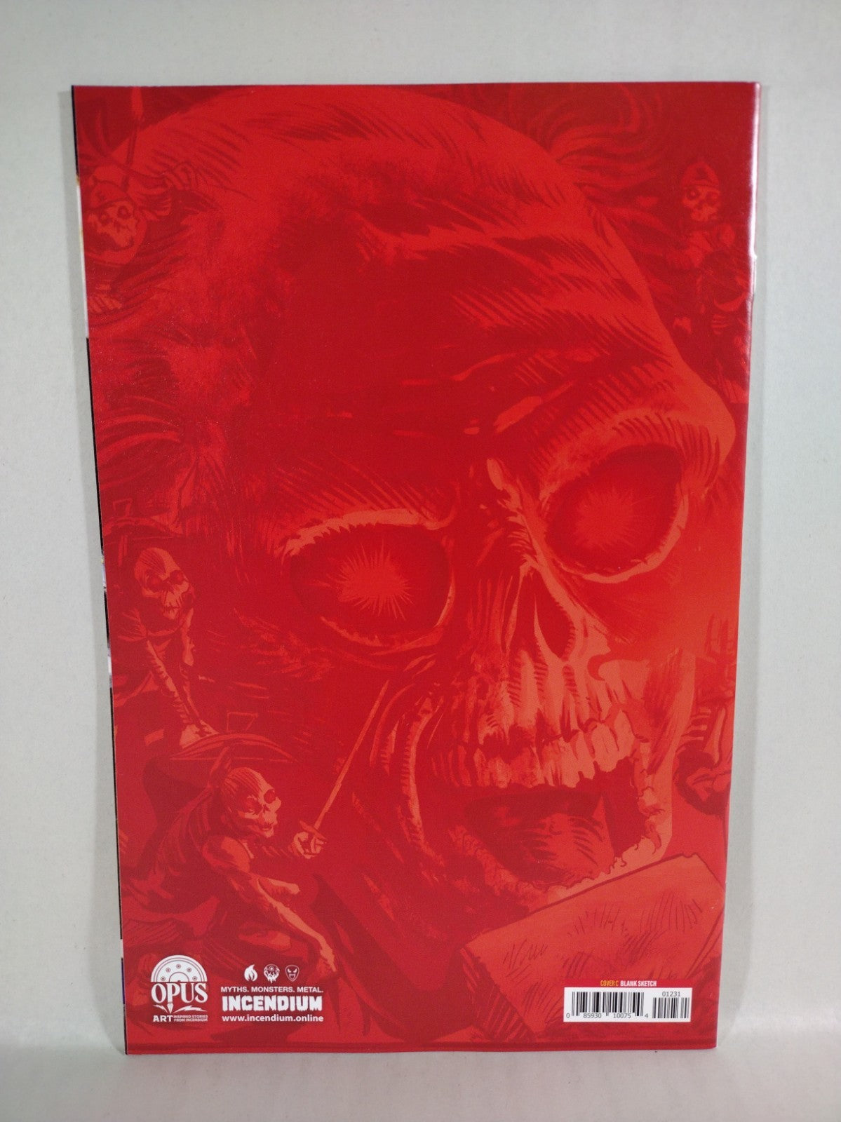 Death Dealer #12 (2023) Opus Comic Blank Sketch Cover C Variant NM