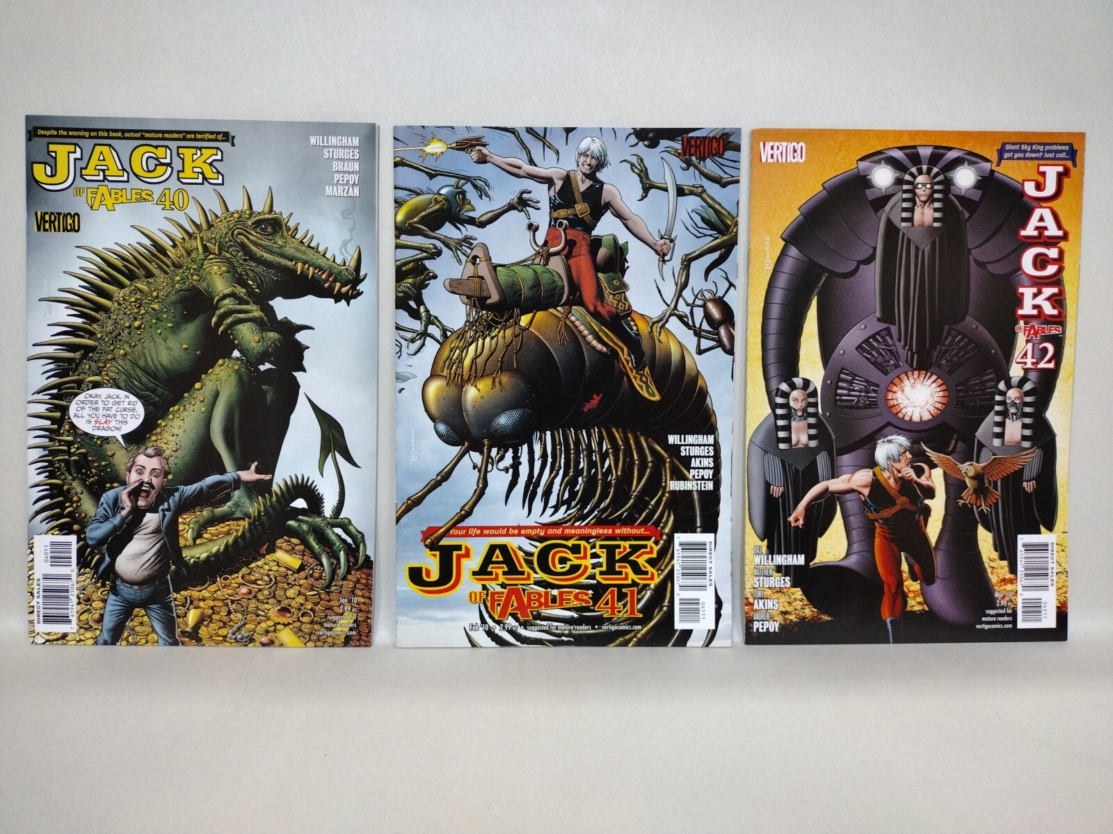 Jack Of Fables (2006) Complete Vertigo Comic Run Set #1-50 # Literals #1-3 VF-NM