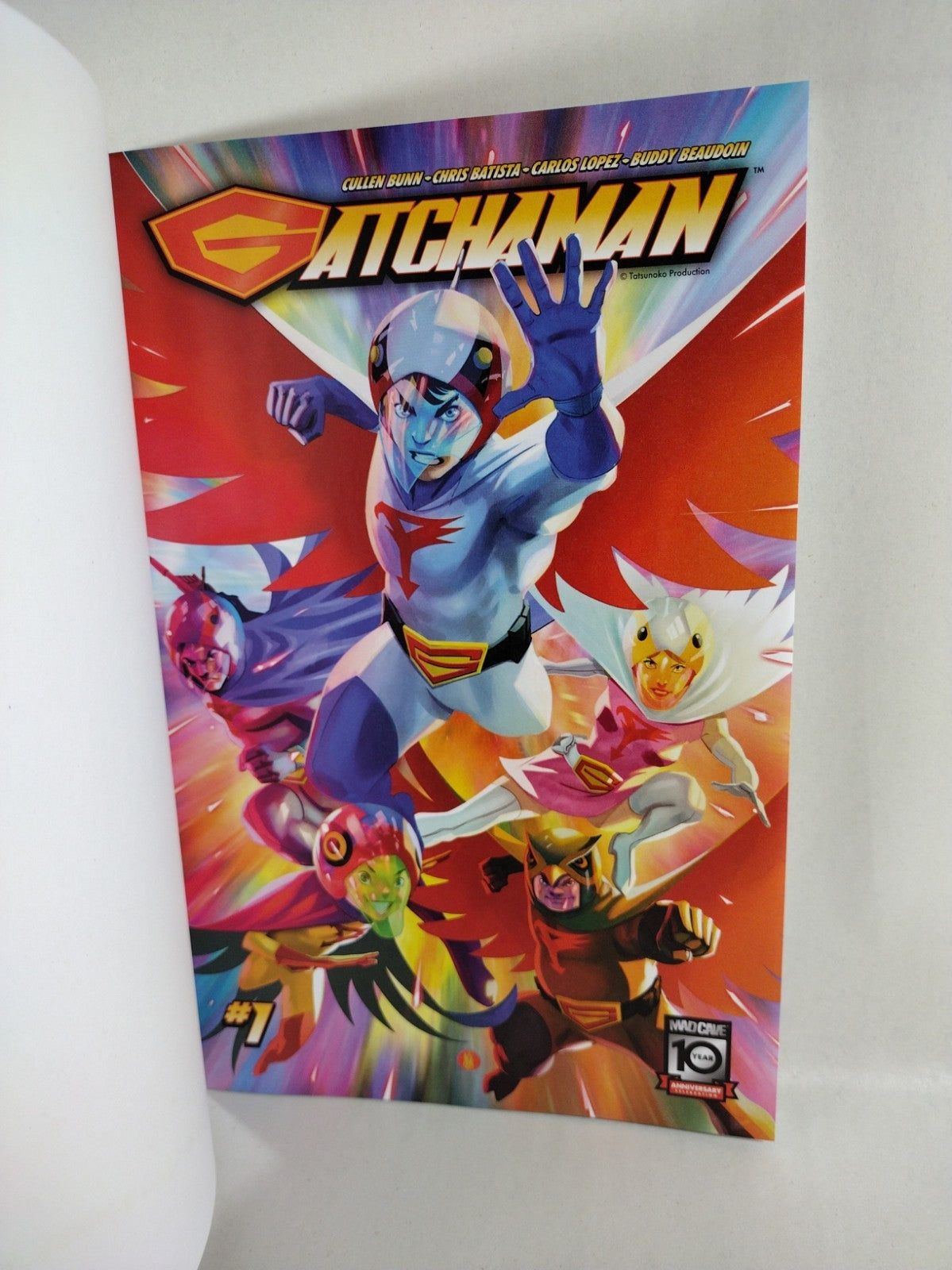 Gatchaman #1 (2024) Mad Cave Blank Sketch Cover D Variant Comic NM