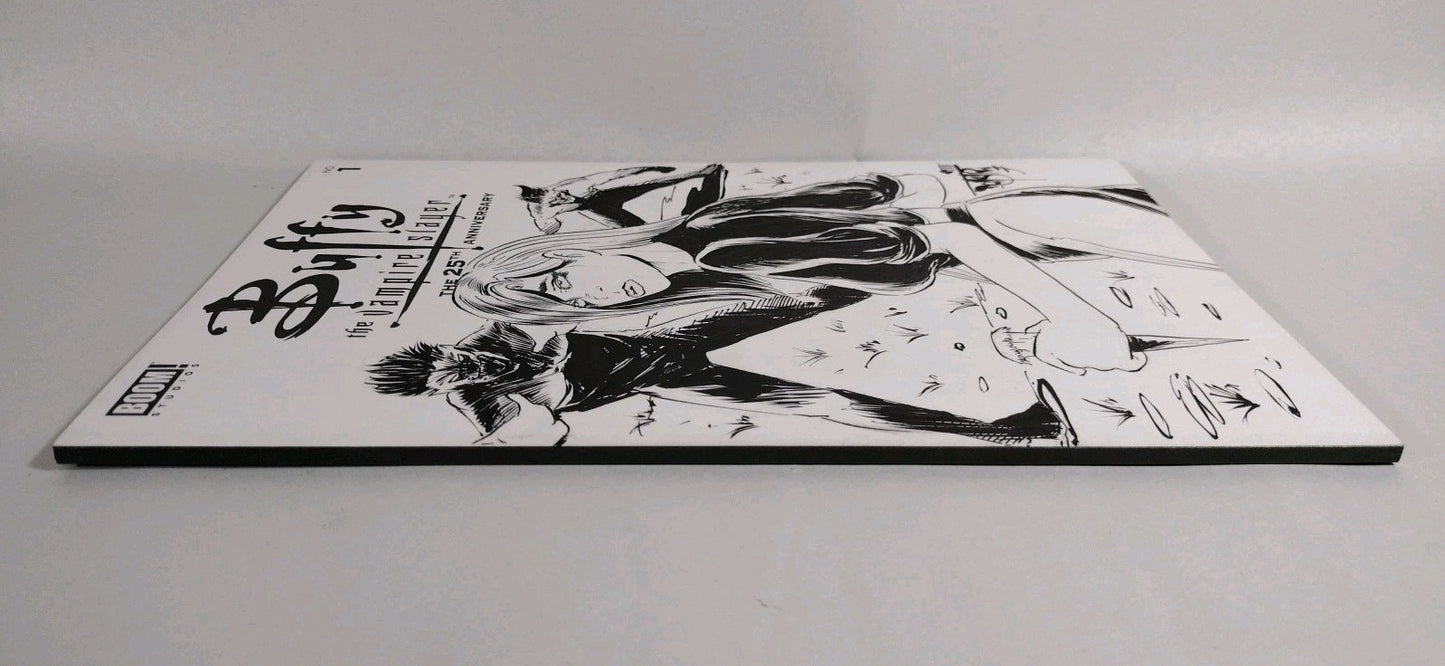 Buffy The Vampire Slayer 25th Anniversary #1 Book Sketch Cover W Original Art