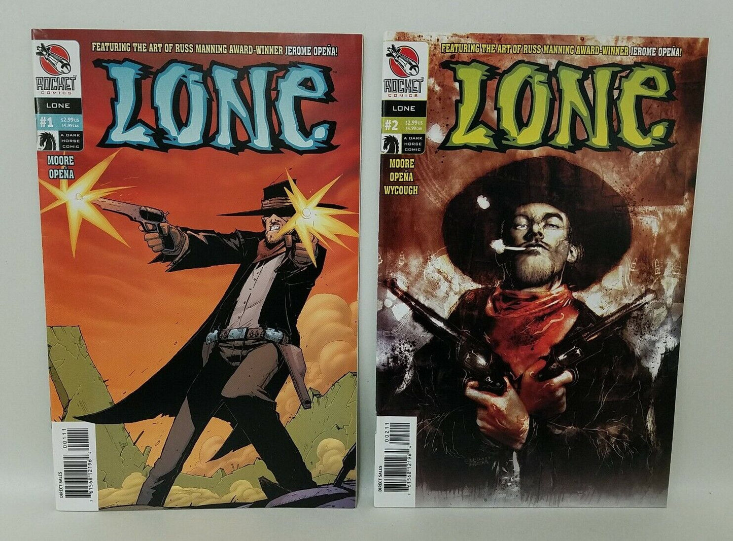 Lone (2003) 1-6 Complete Comic Set 1 2 3 4 5 6 Jerome Opena Dark Horse Western