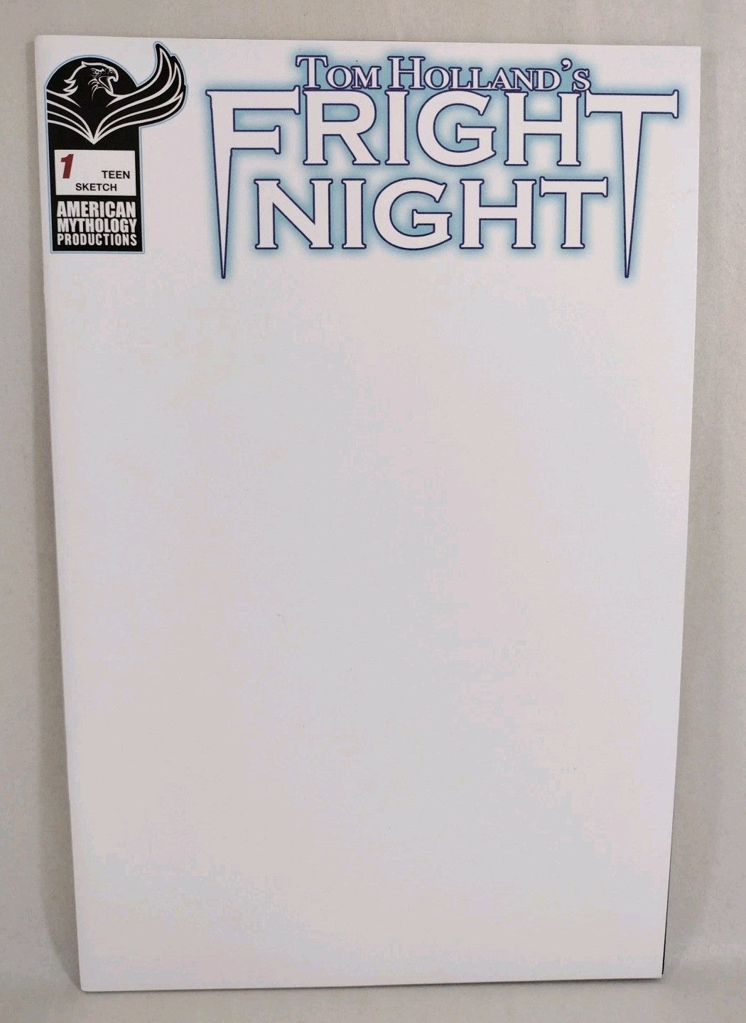 Fright Night #1 (2022) Tom Holland AMP Blank Sketch Variant Cover Comic NM