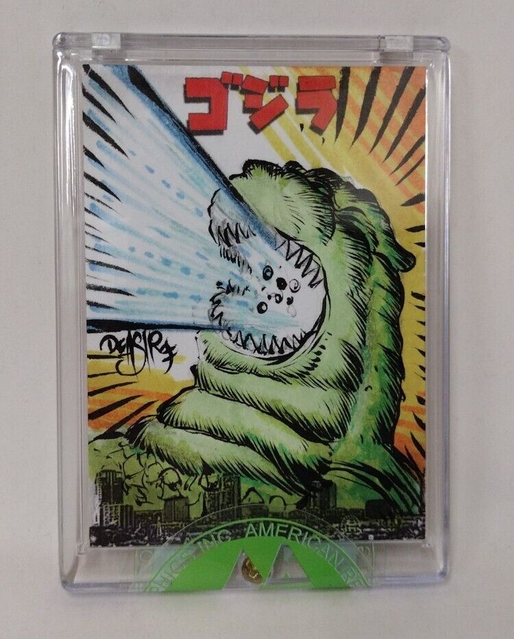 PFLB Godzilla Day 2022 Exclusive ARG Sketch Card w Original DCastr Art NEW