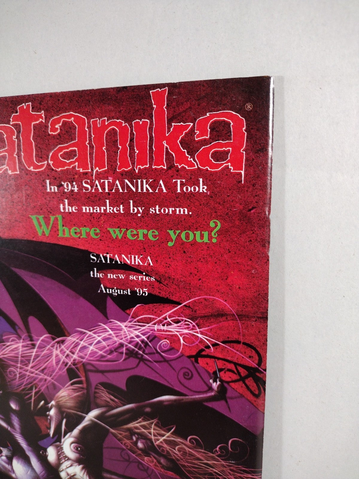 Satanika #4 (1995) Verotik Danzig Comic Martin Emond Nancy Collins Cover VF-NM