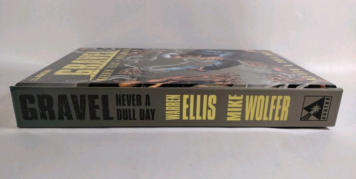 Gravel: Never A Dull Day (2008) Avatar Press HC Signed Edition Warren Ellis