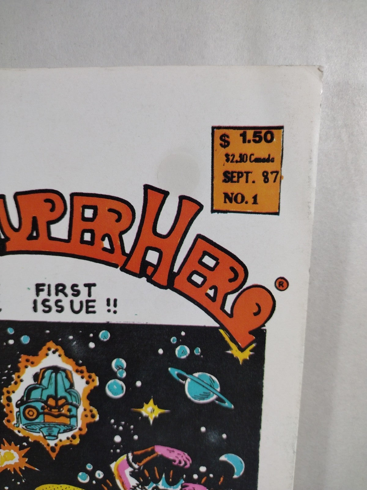 Last Super Hero #1 (1987) Victor Comics Victor Plajas Underground FN