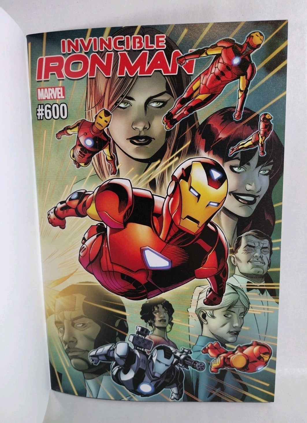 Invincible Iron Man #600 (2018) Marvel Blank Sketch Variant Cover 
