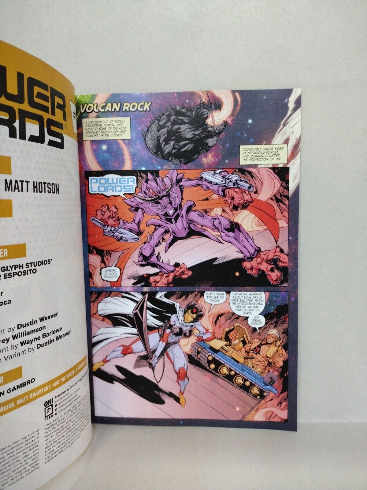 Power Lords #1 (2025) Oni Nacelleverse 1:10 Virgin Variant Cover NM